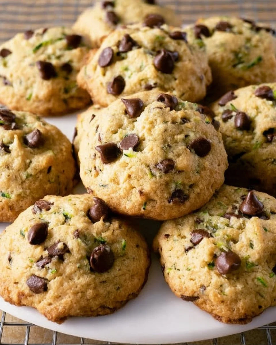 Zucchini-Schokoladenkekse | Zucchini-Kekse-Rezepte mit Schokoladenstückchen, Zucchini-Schokoladenstückchen-Kekse, Zucchini-Rezepte für Desserts