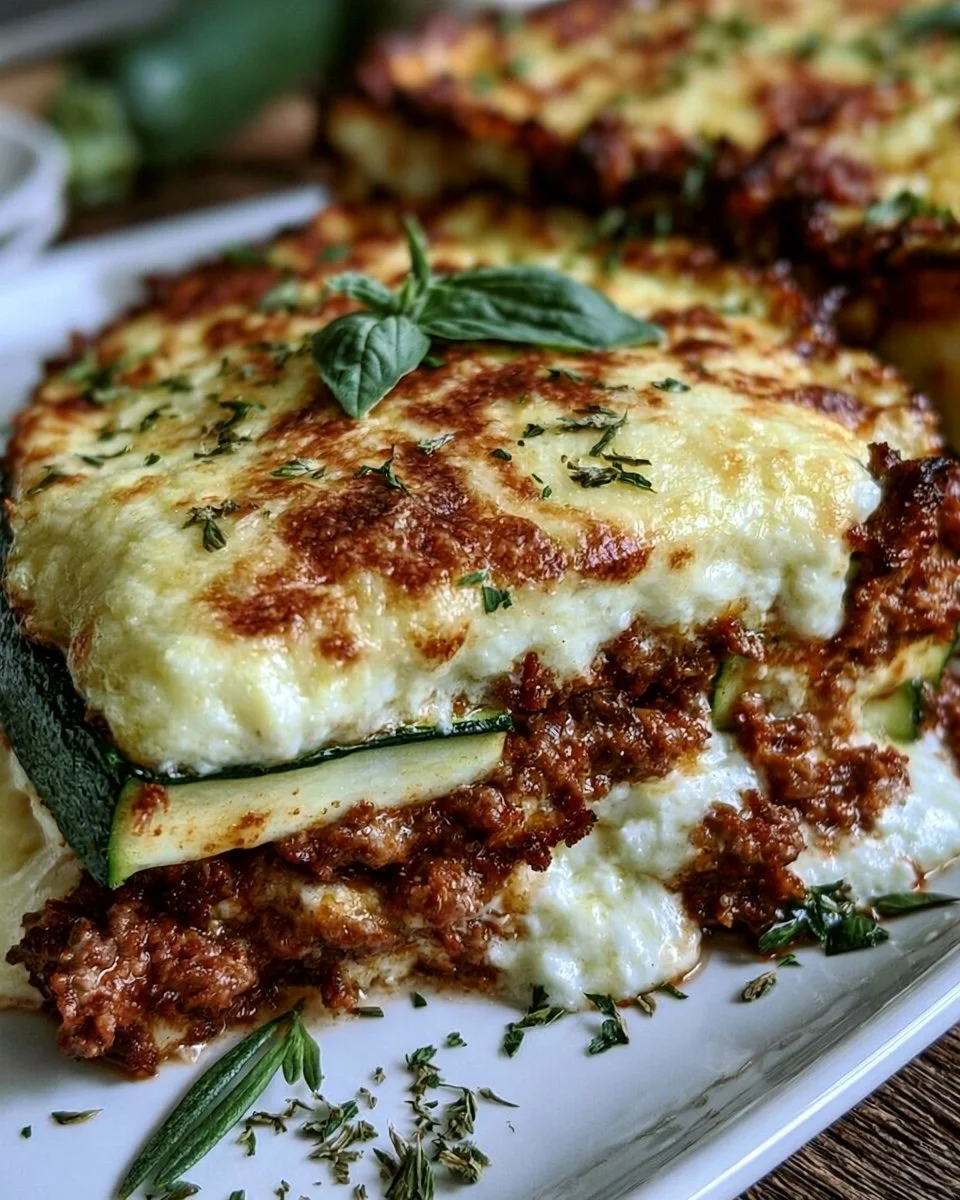Cremiger Zucchini Auflauf