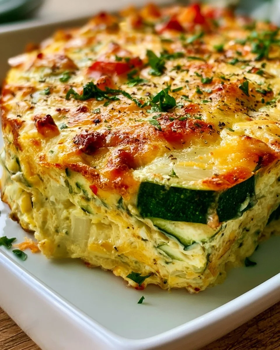 Cremiger Zucchini Auflauf