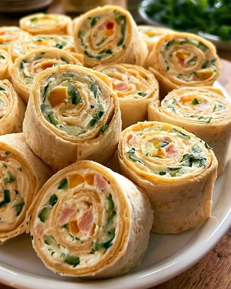 Frischkäse-Röllchen