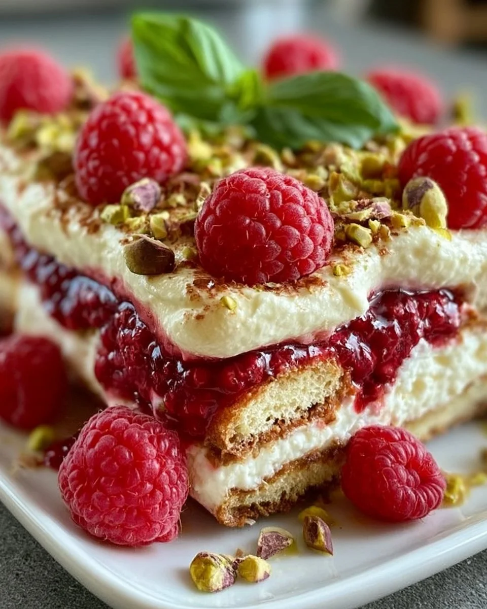 Himbeer-Pistazien-Tiramisu