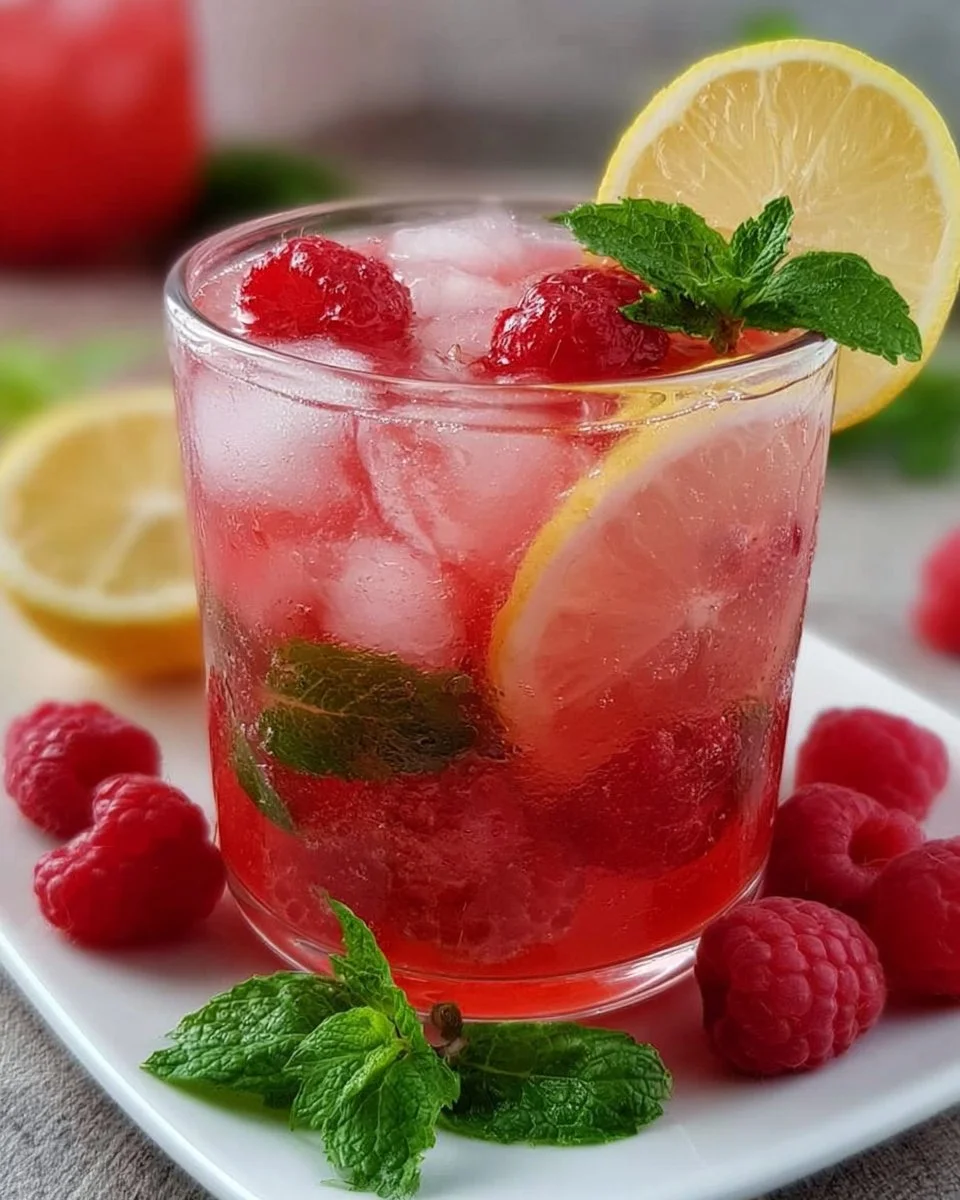 Himbeerlimonade selbst machen