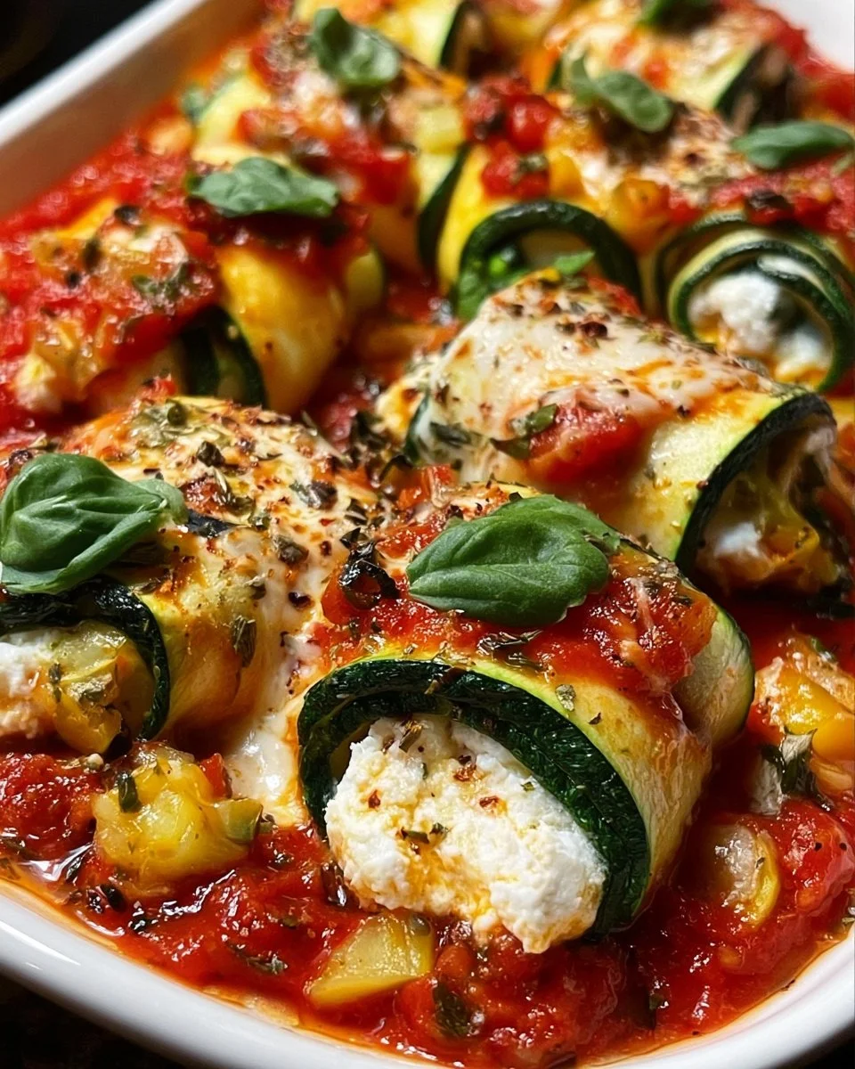 Käse Zucchini Rollatini