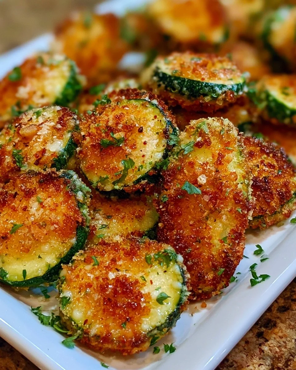 Knusprige Zucchini-Bites