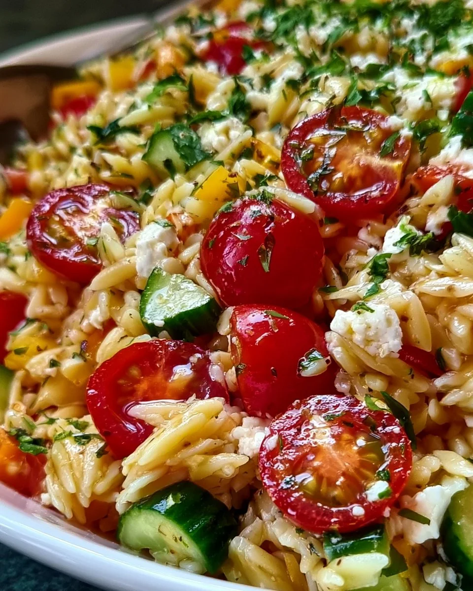 Mediterraner Orzo-Salat