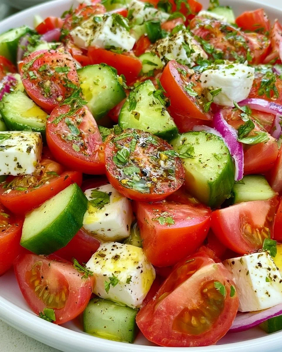 Mediterraner Tomatensalat