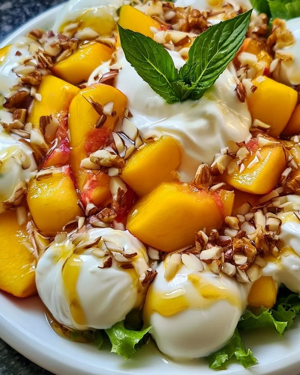Millionaire Peach Salad