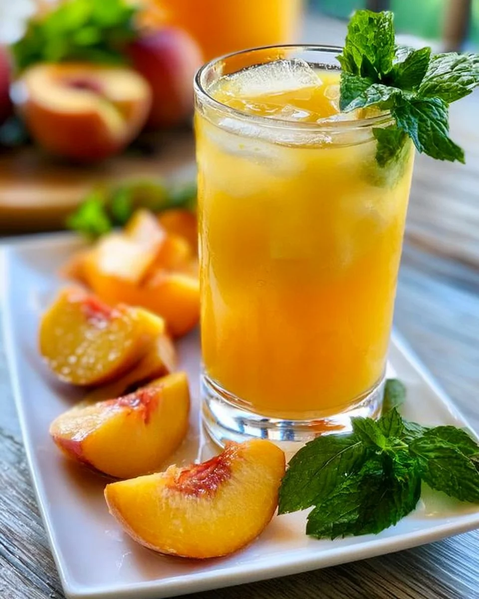 Pfirsich Agua Fresca